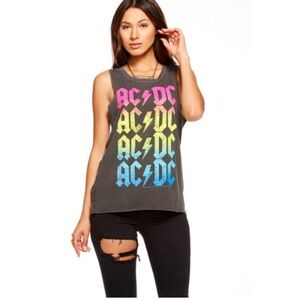 AC/DC Chaser Brand Band Tank Top